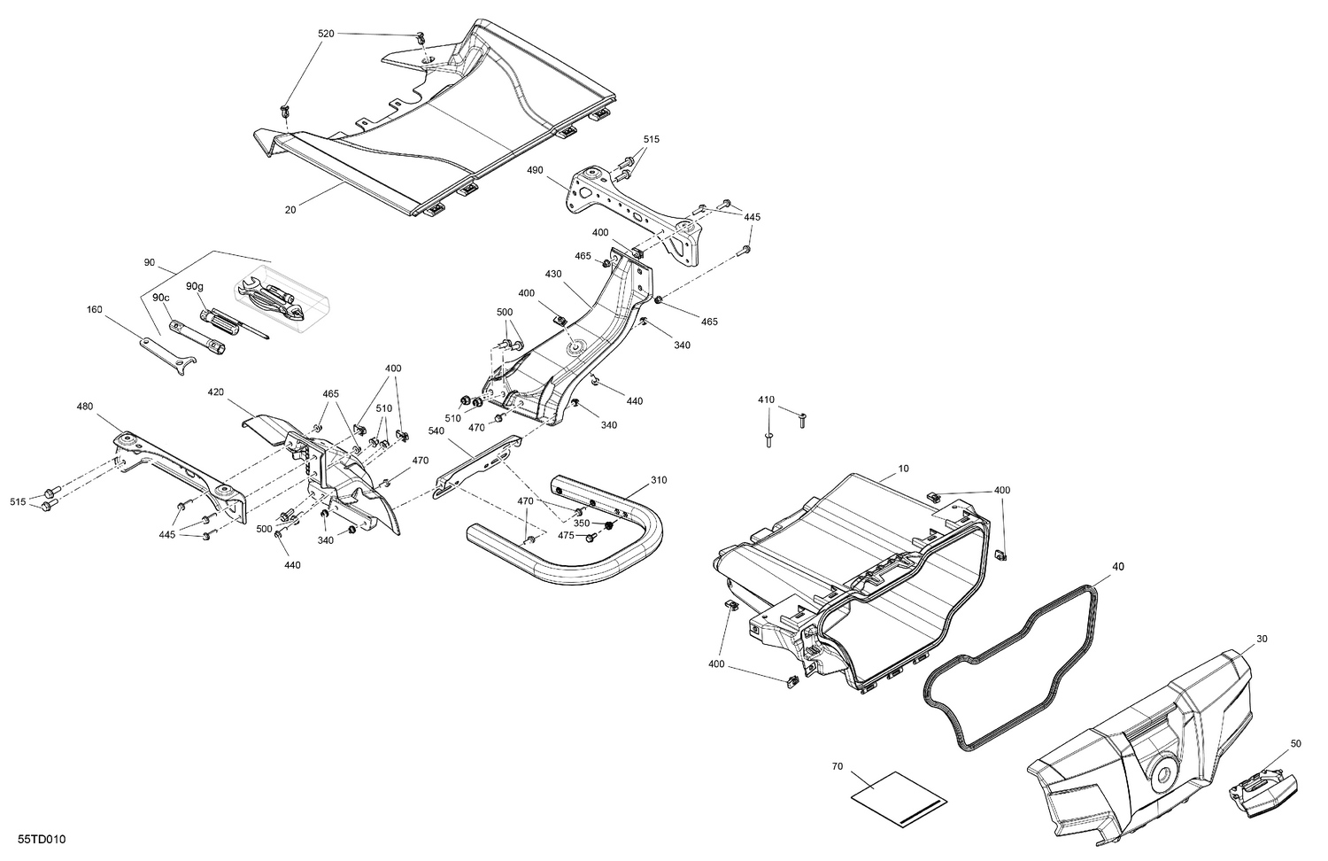 07- Body - Front Storage Tray
