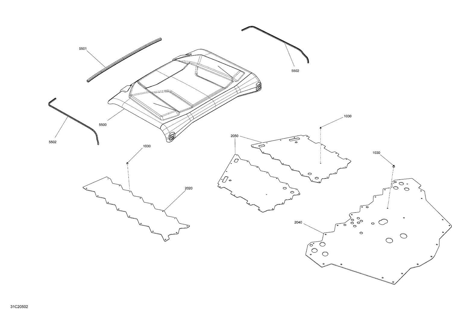 09- Body - Skid Plate - XTP