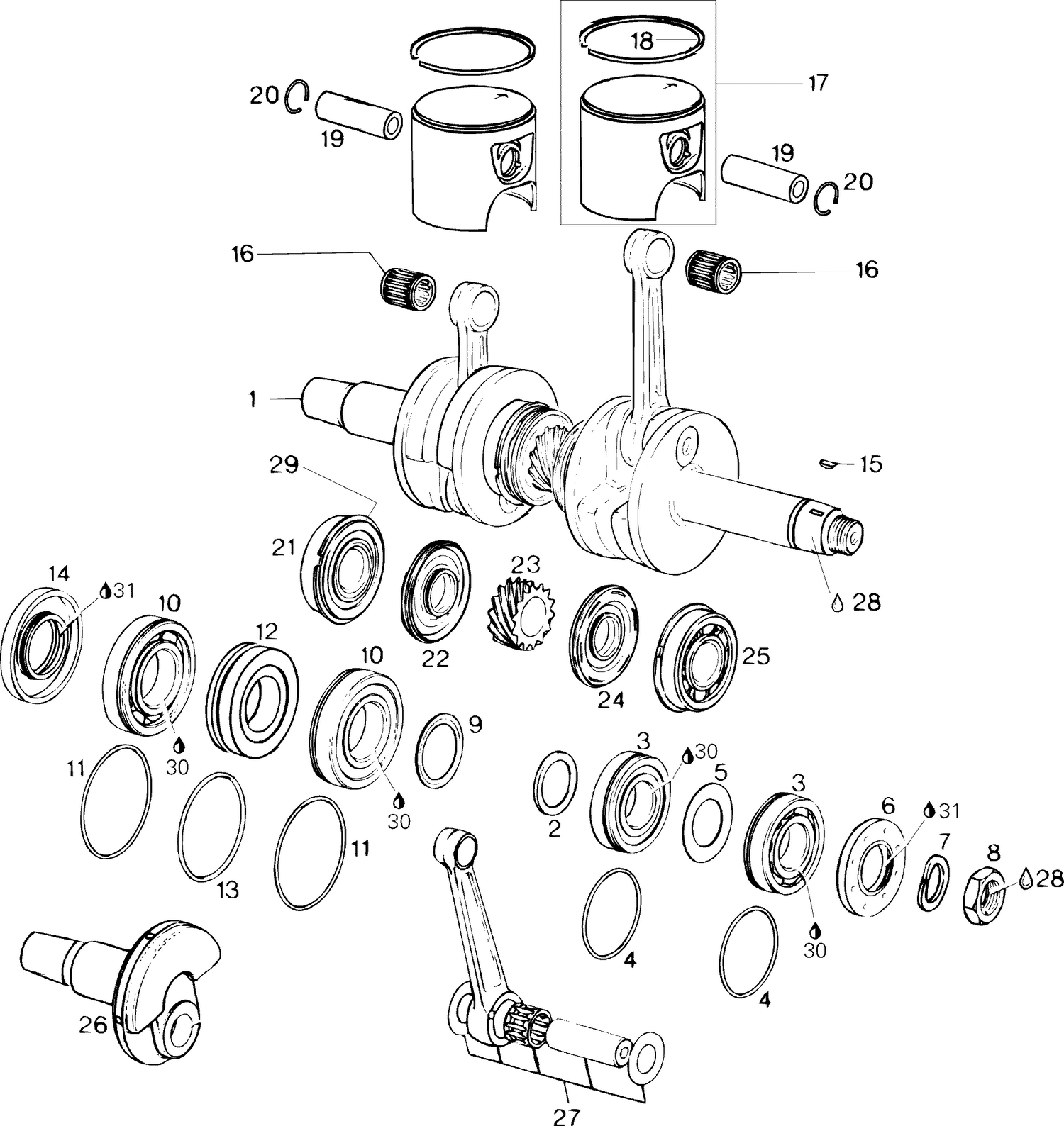 01- Crankshaft And Pistons