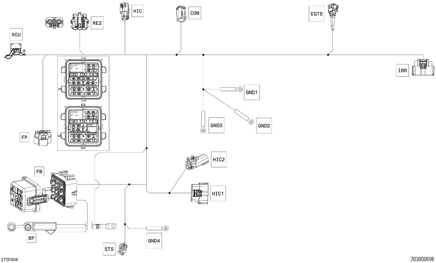 02- Electric - Main Harness - 278004731