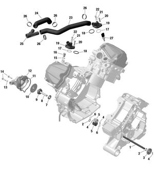 01- Rotax - Engine Cooling Schematic