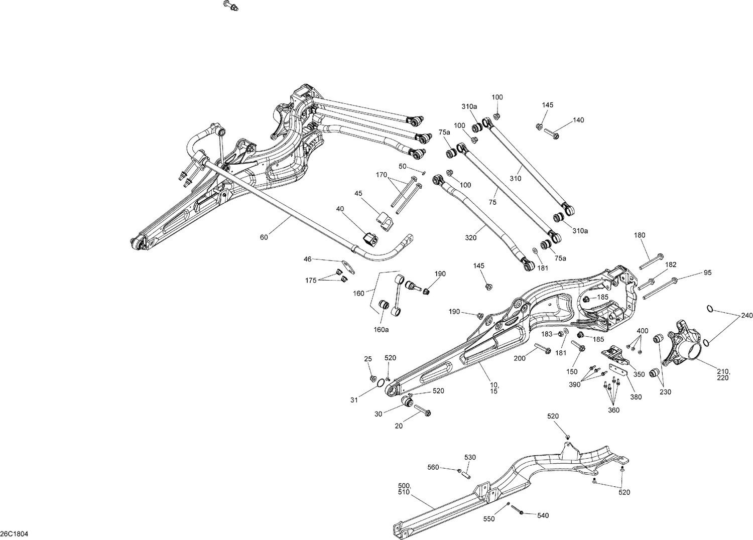 08- Rear Suspension Maverick X3