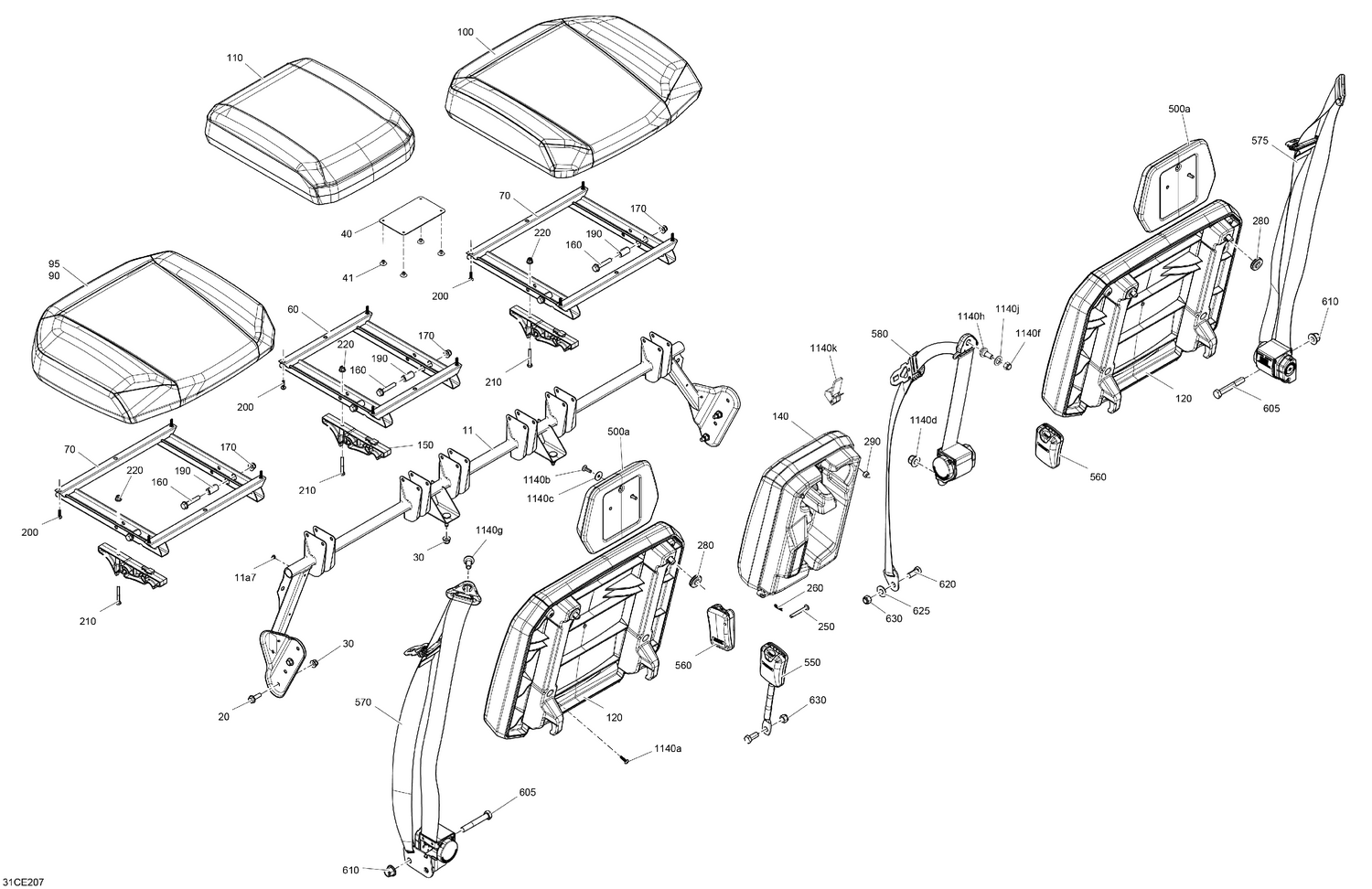 07- Body - Seat - Rear Section
