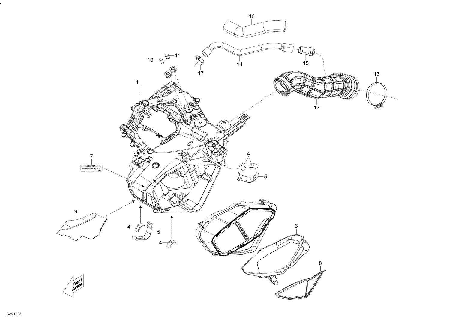 02- Air Intake - 900 ACE