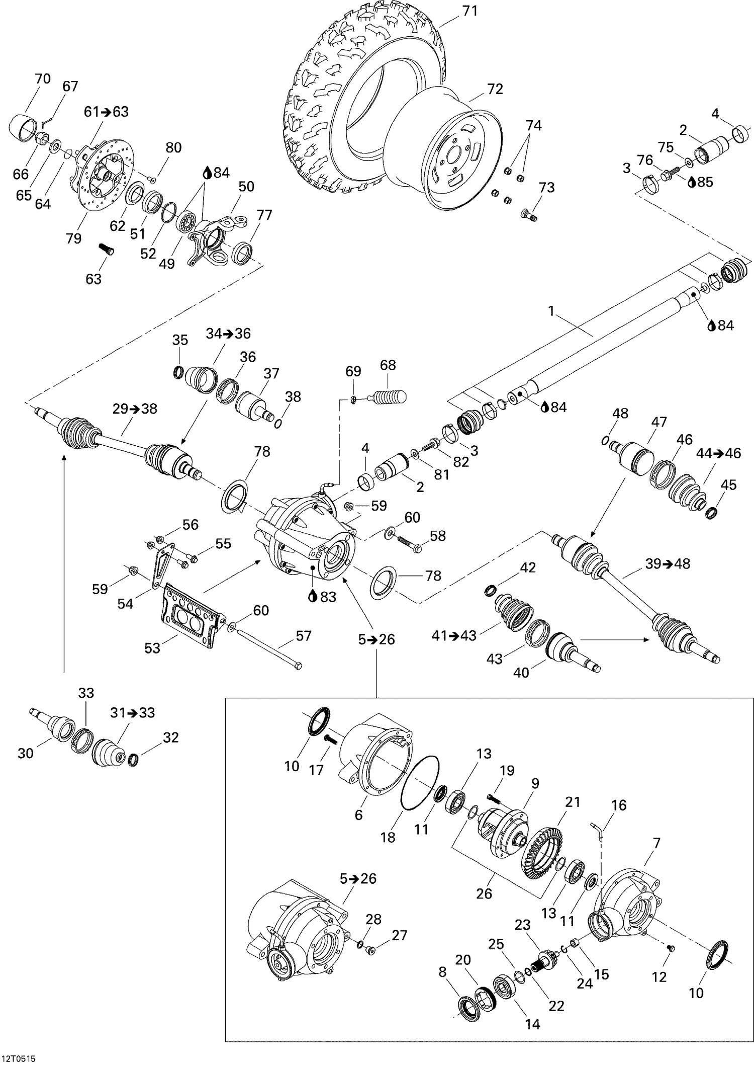 07- Drive System, Front