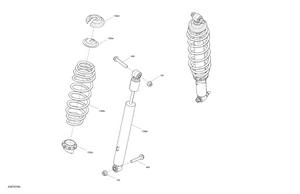 05- Suspension - Shocks - Rear Section - Std Schematic