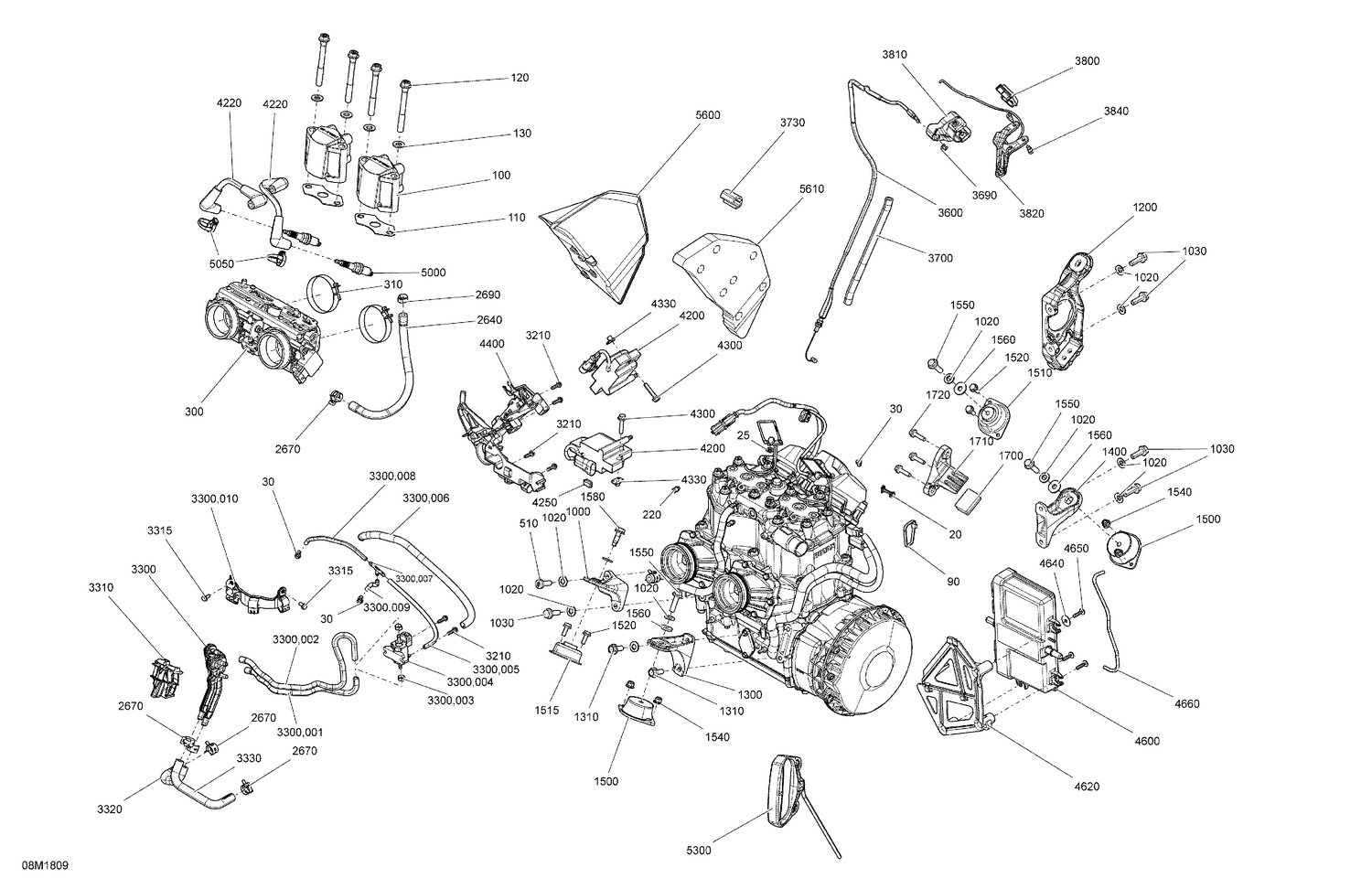 01- Engine Summit - 600HO E-TEC - Package SP