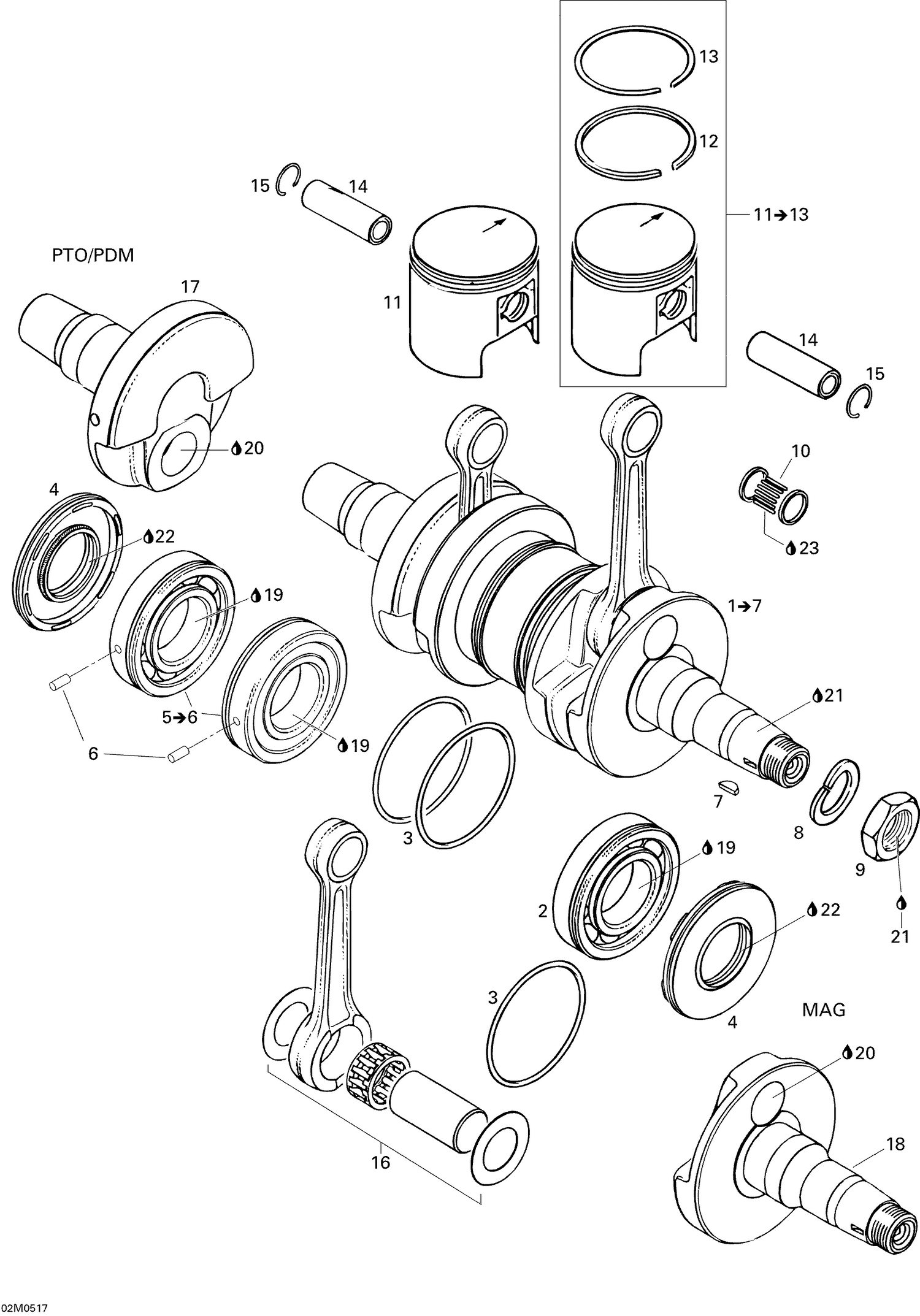 01- Crankshaft And Pistons