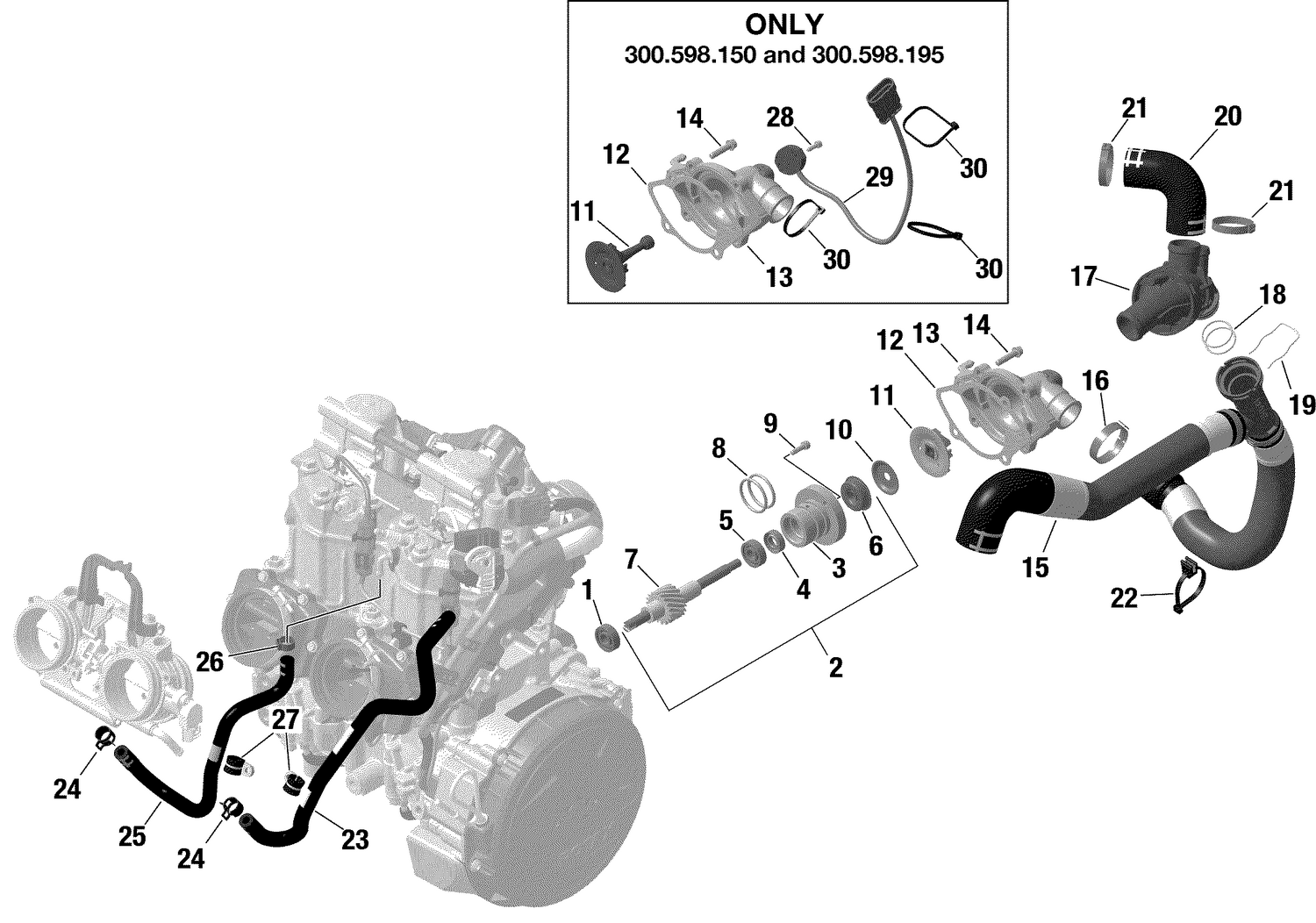 01- Engine - Cooling - 600R E-TEC