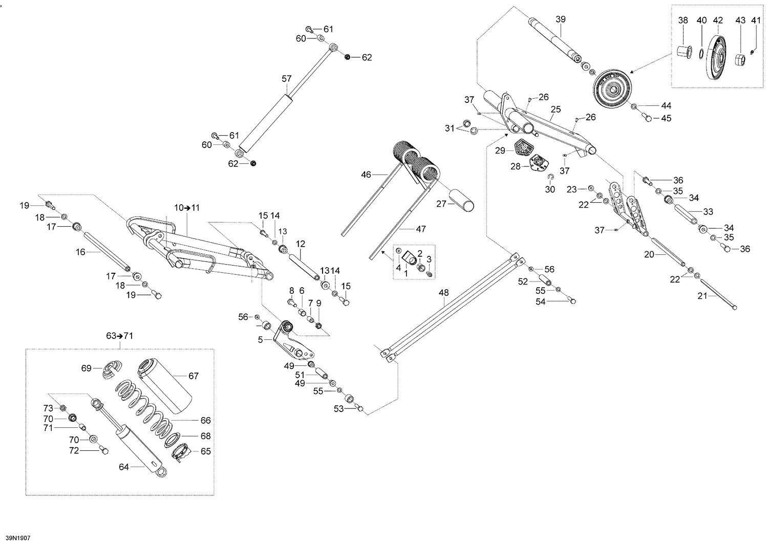 08- Rear Suspension - Upper Section - LE