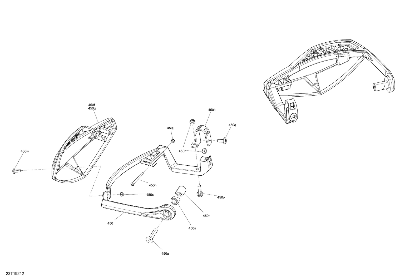 07- Steering Hand Guard - XMR - XTP - XXC