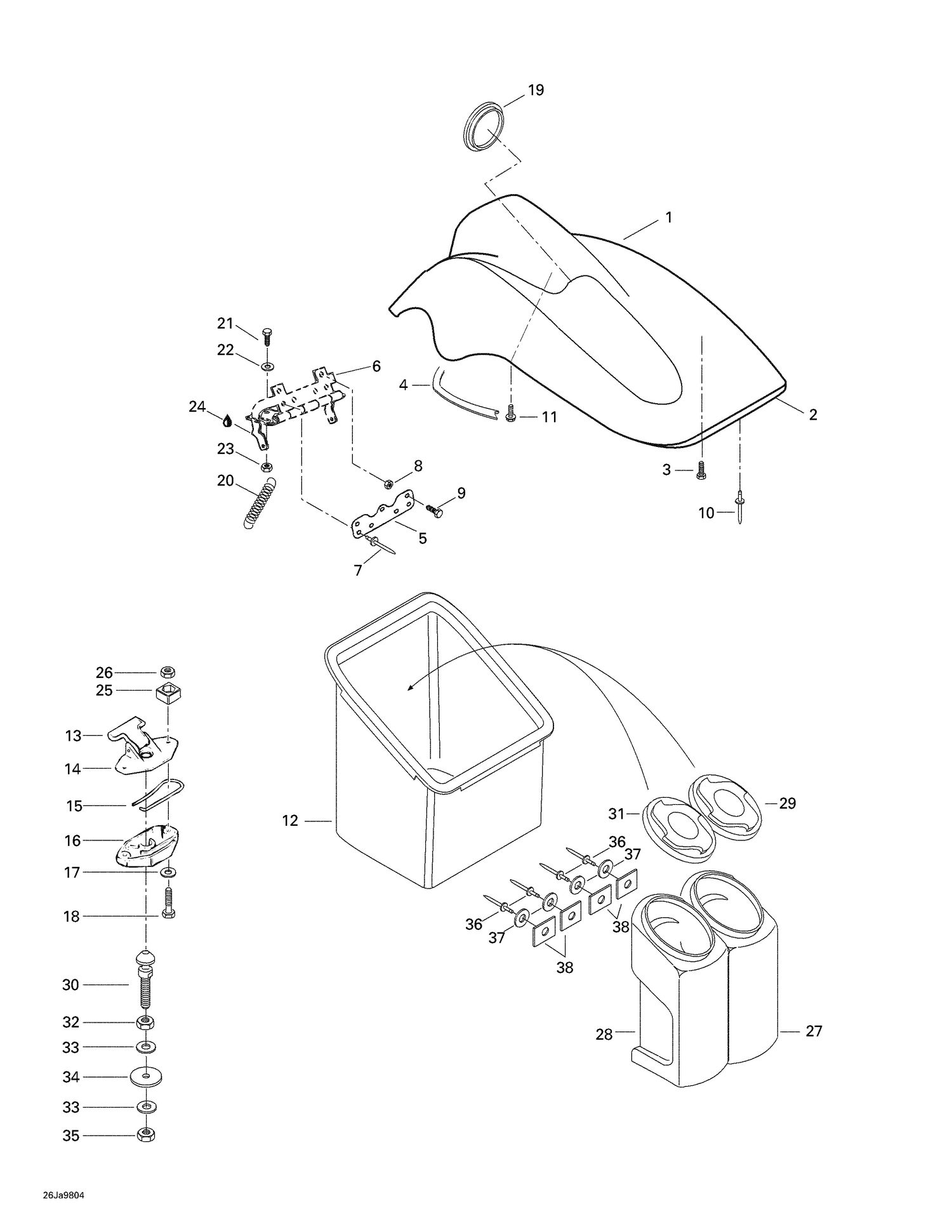 09- Front Storage Compartment