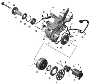 01- Rotax - Magneto And Electric Starter - Ltd Cab Schematic