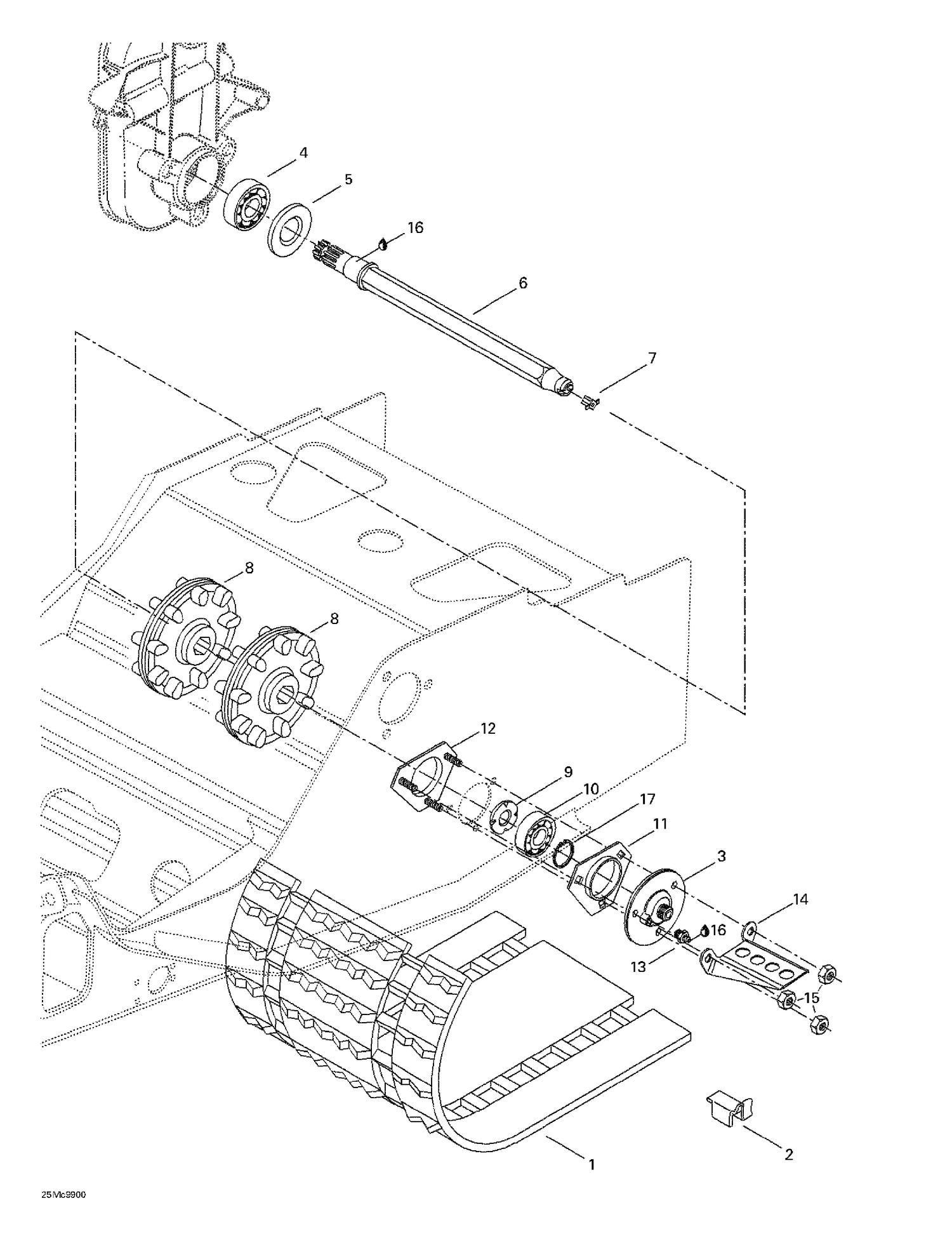 05- Drive Axle And Track