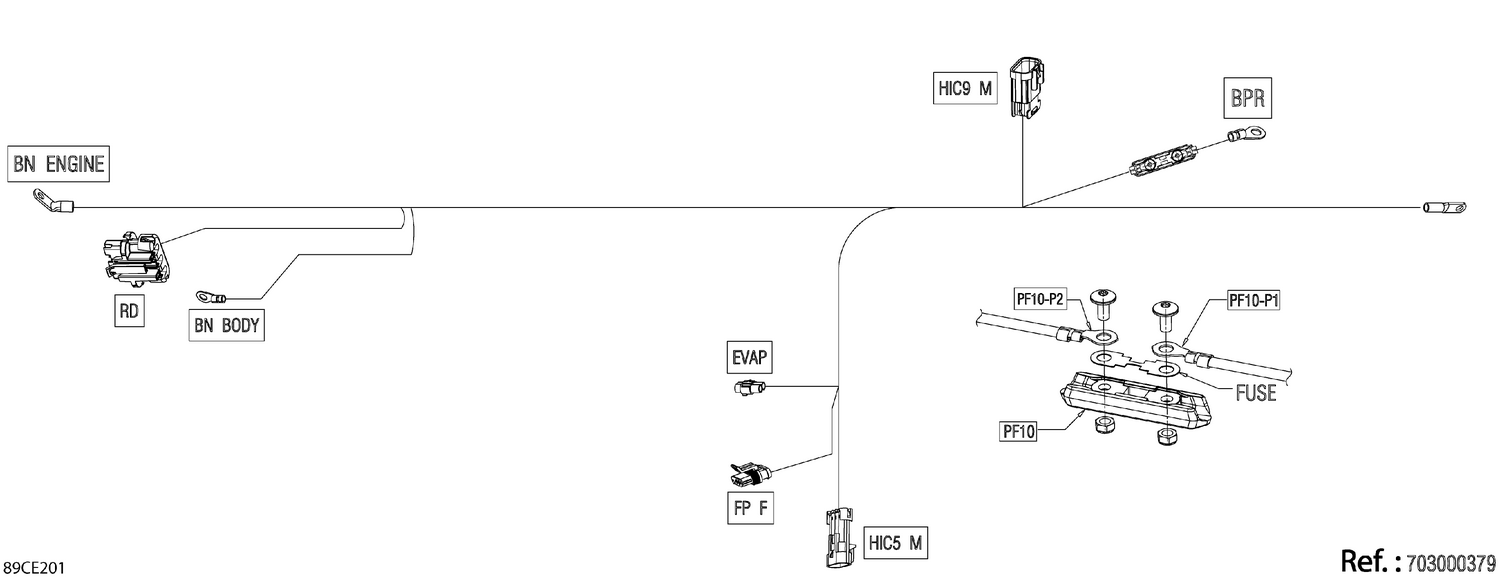 08- Electric -  Voltage Regulator Wiring- 710008406