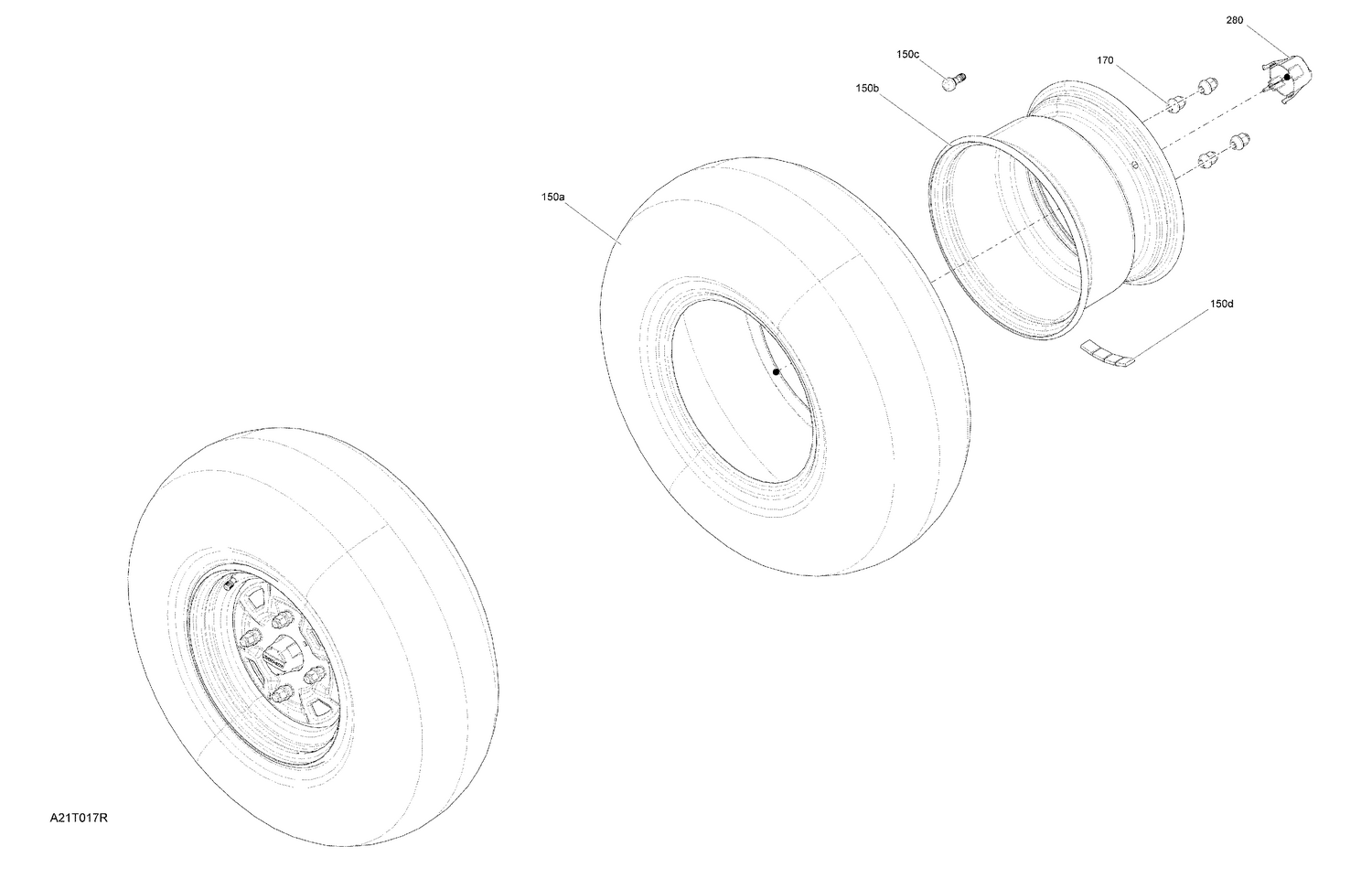 04- Drive - Rear Section - Wheels - STD - DPS