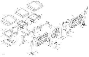 07- Body - Seat - Front Section Schematic