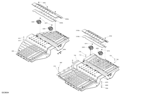 07- Cab Interior - Floor Schematic