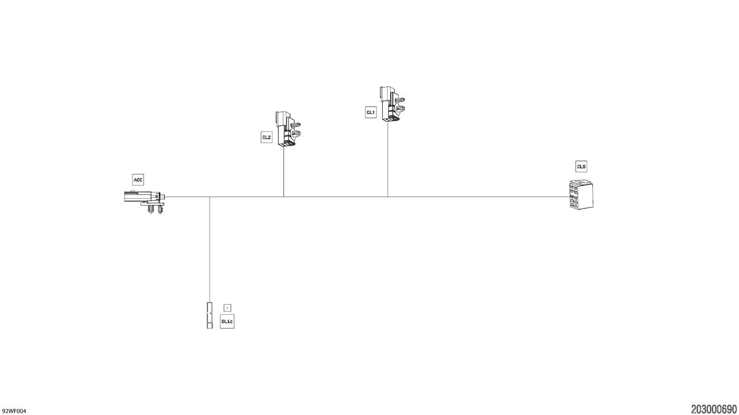 08- ELECTRIC - Console Lighting Wiring Harness - 278004375
