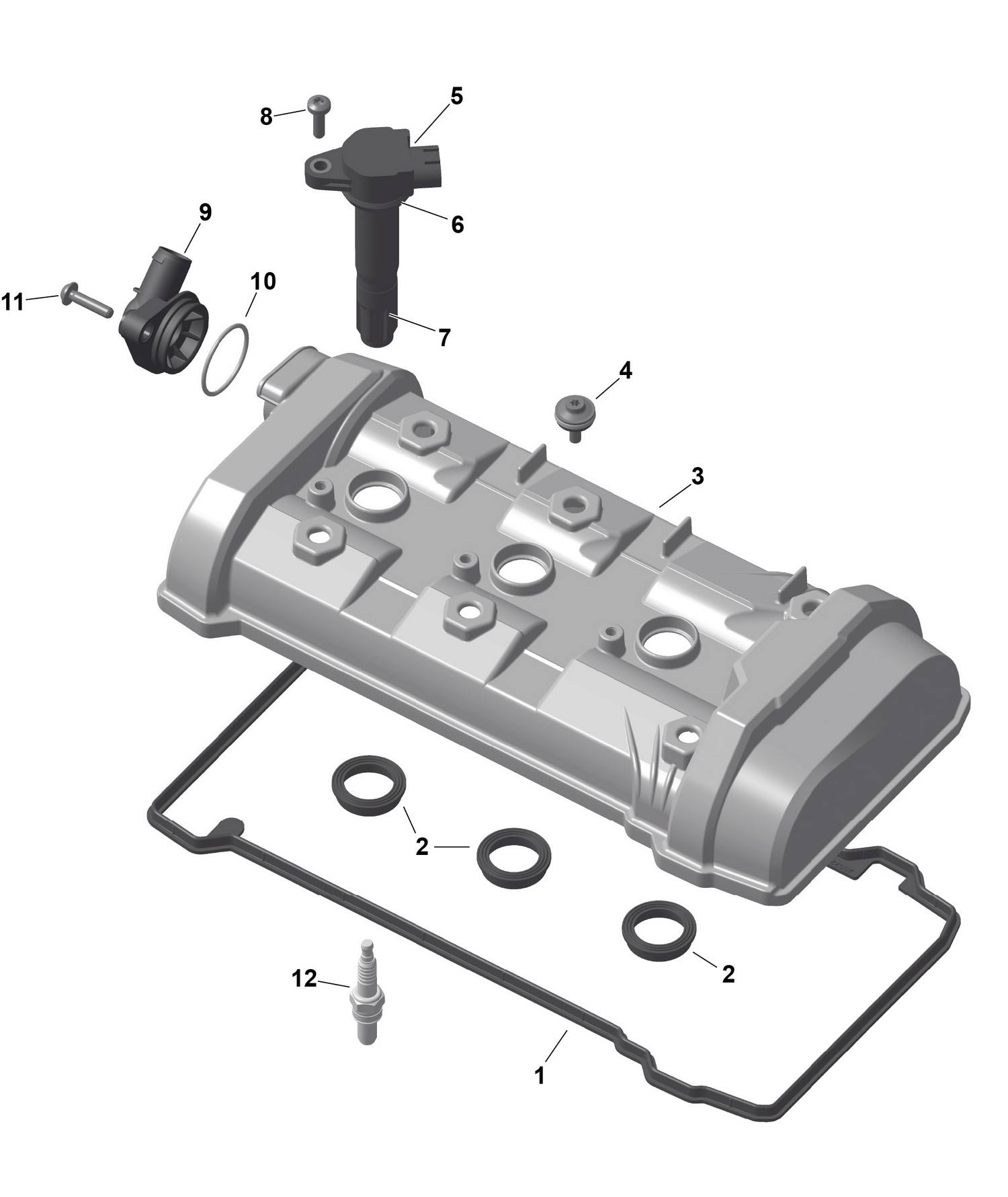 01- ROTAX - Valve Cover