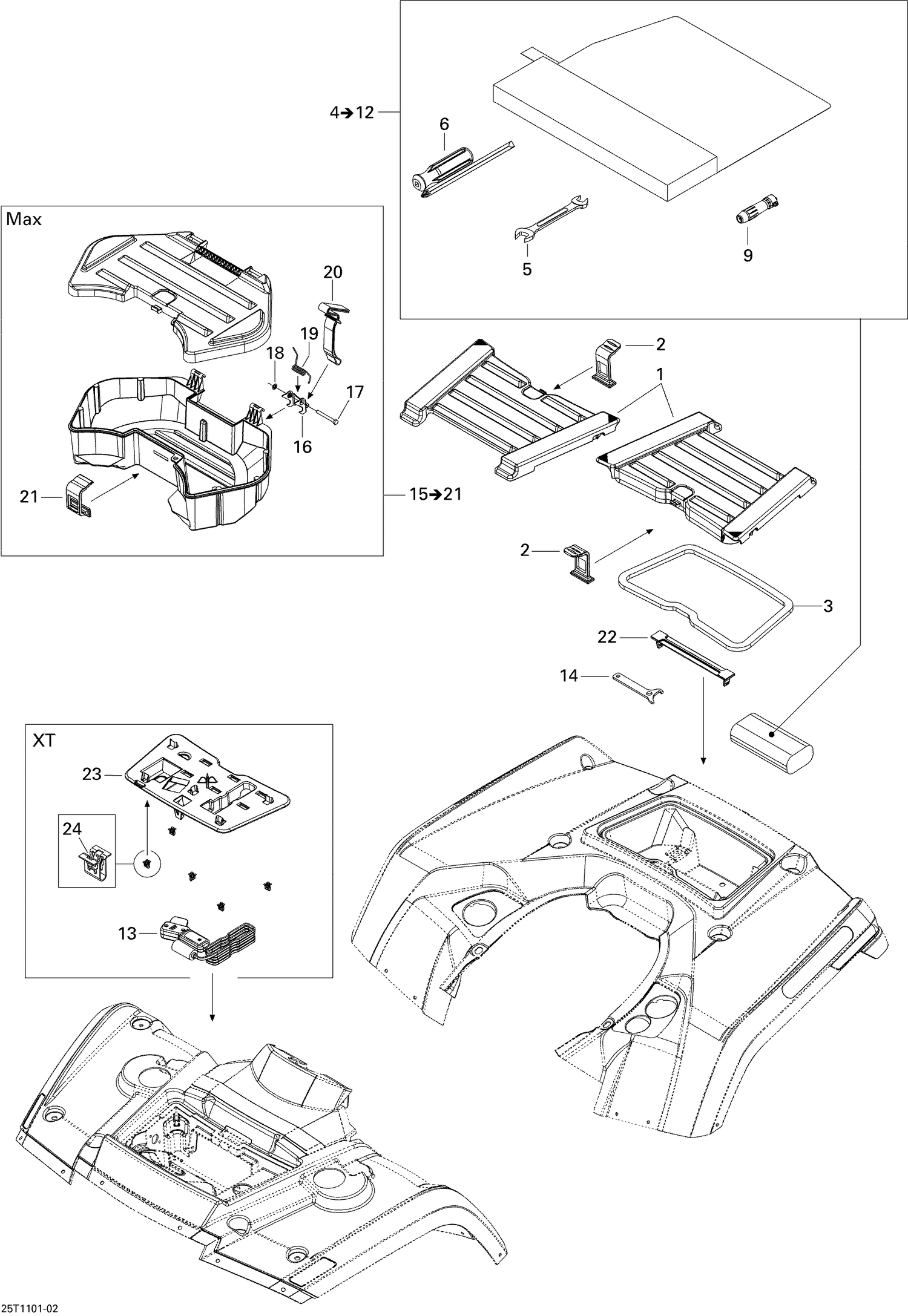 09- Front and Rear Trays
