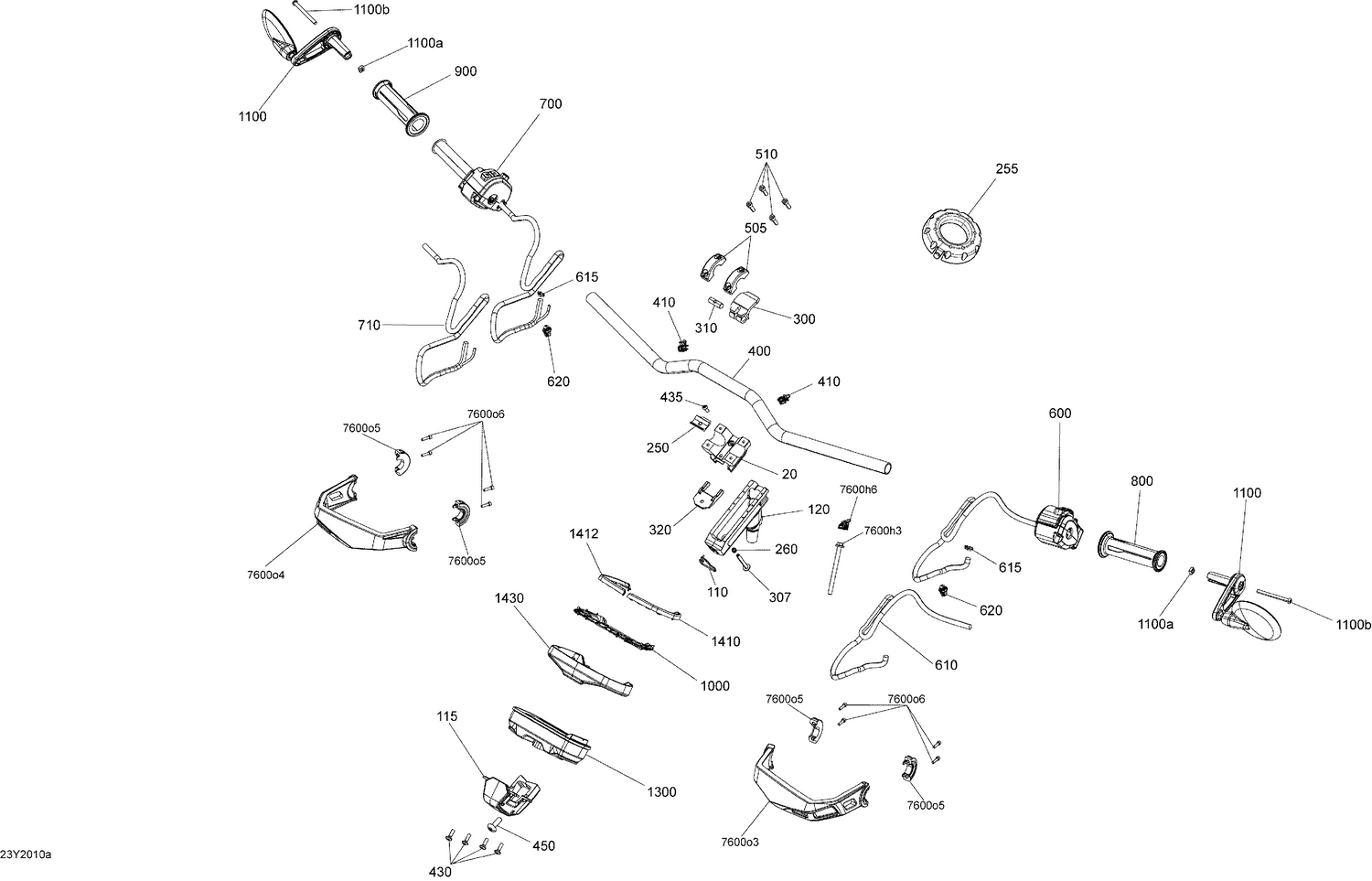 07- Steering Handlebar - Cluster Support