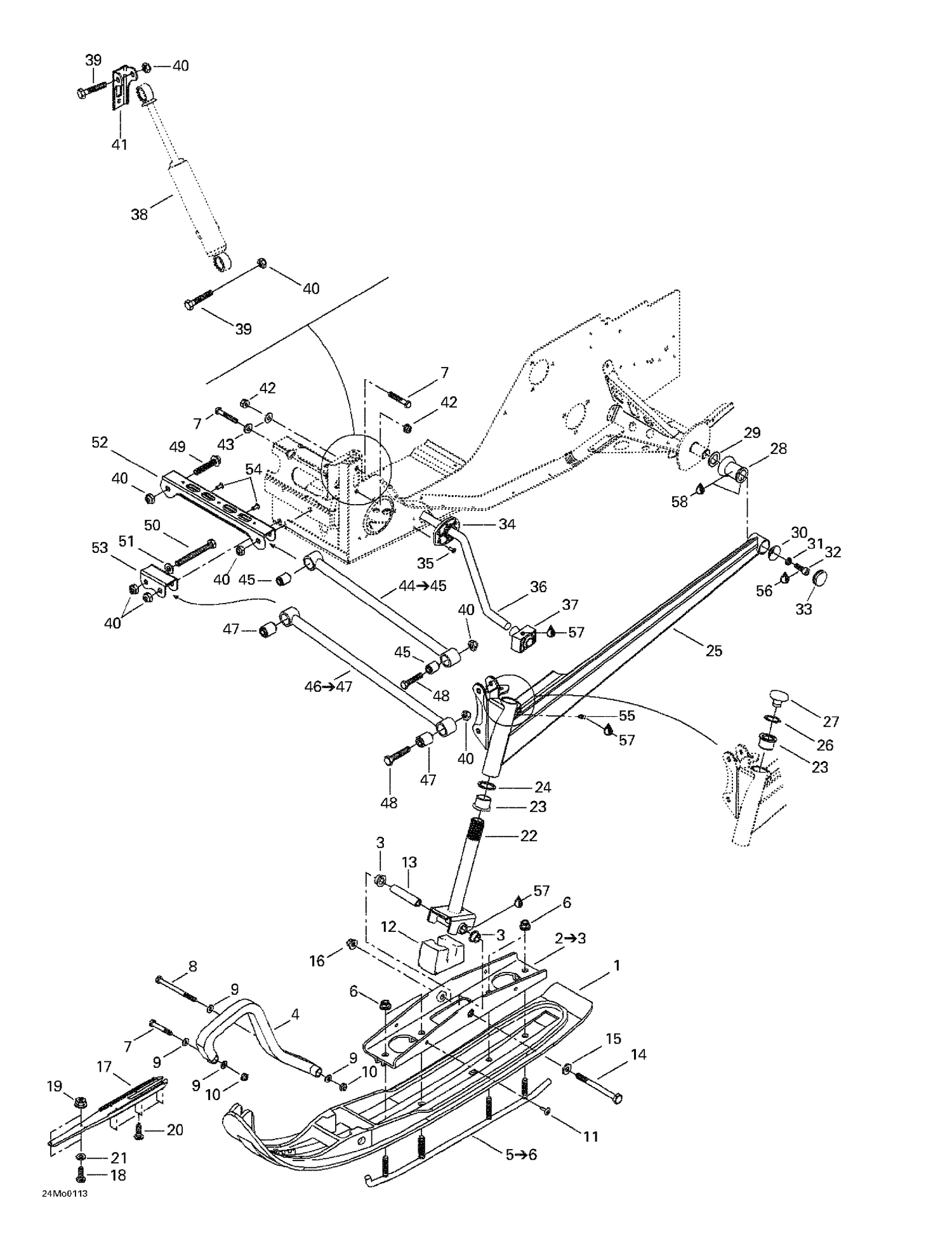 07- Front Suspension And Ski