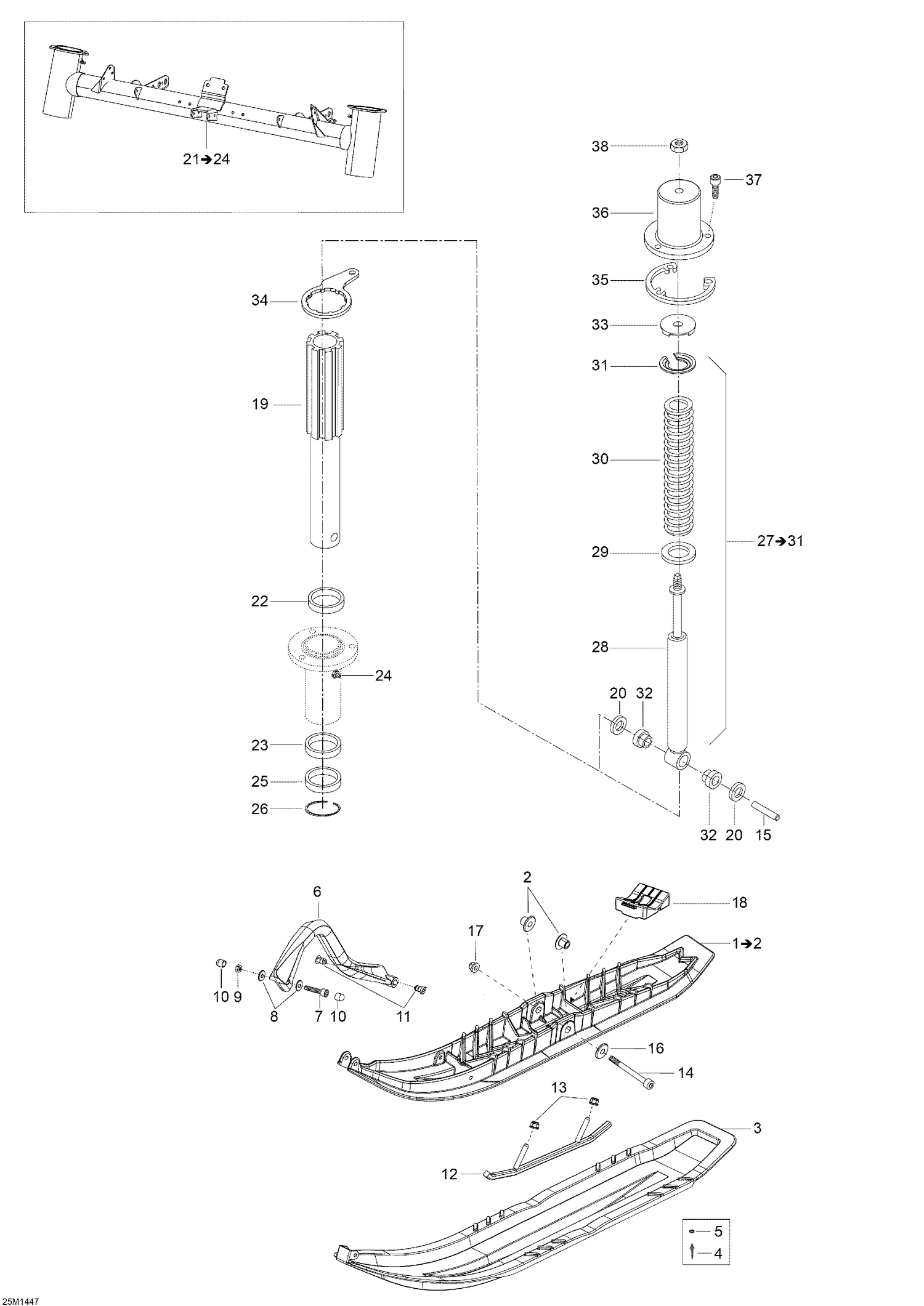 07- Front Suspension And Ski