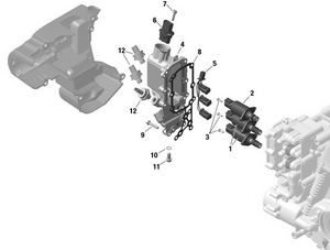 01- Rotax - Gearbox Housing Schematic
