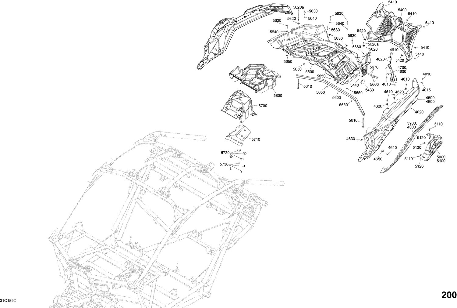 09- Body Parts - Carbon Black - Package XRC - Rear Section