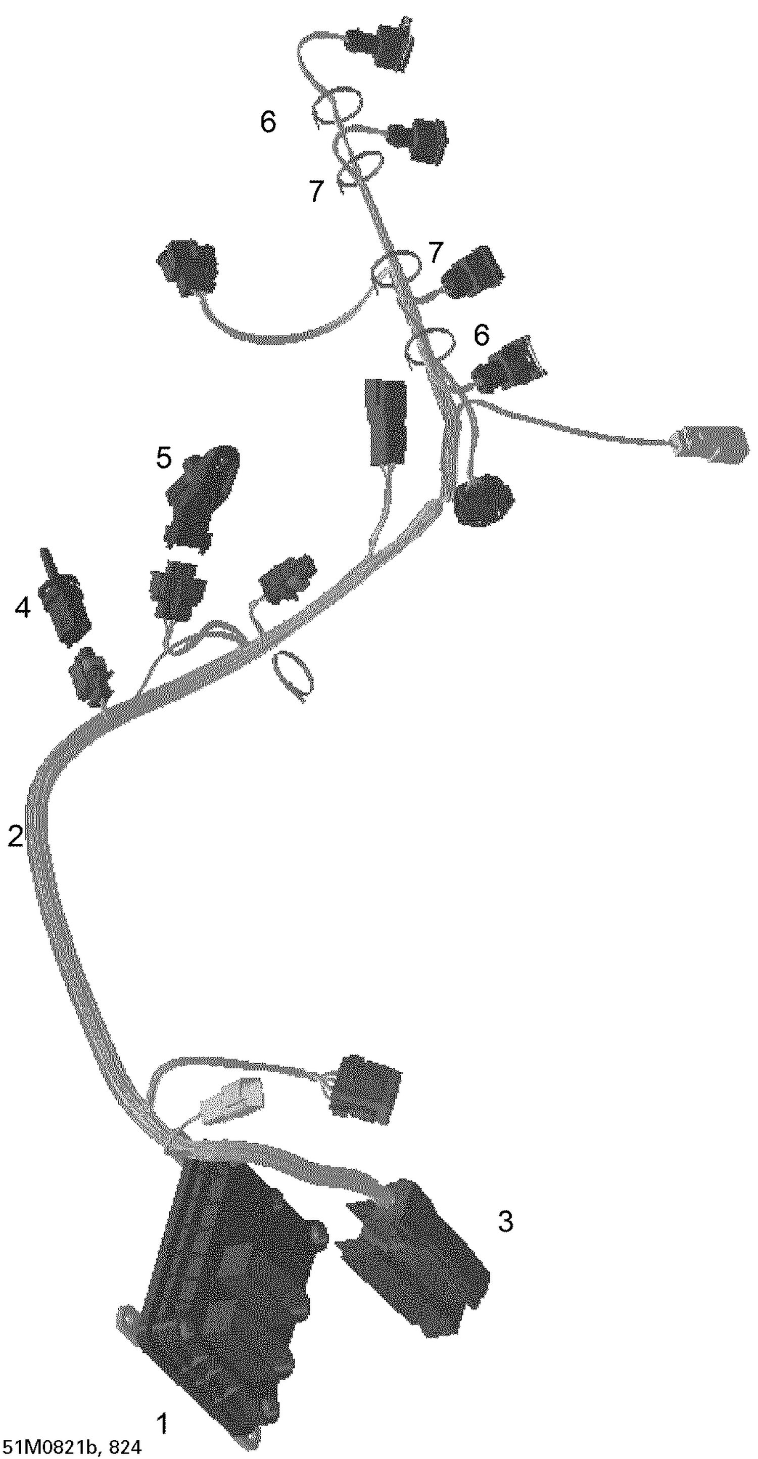 10- Engine Harness And Electronic Module 600HO SDI