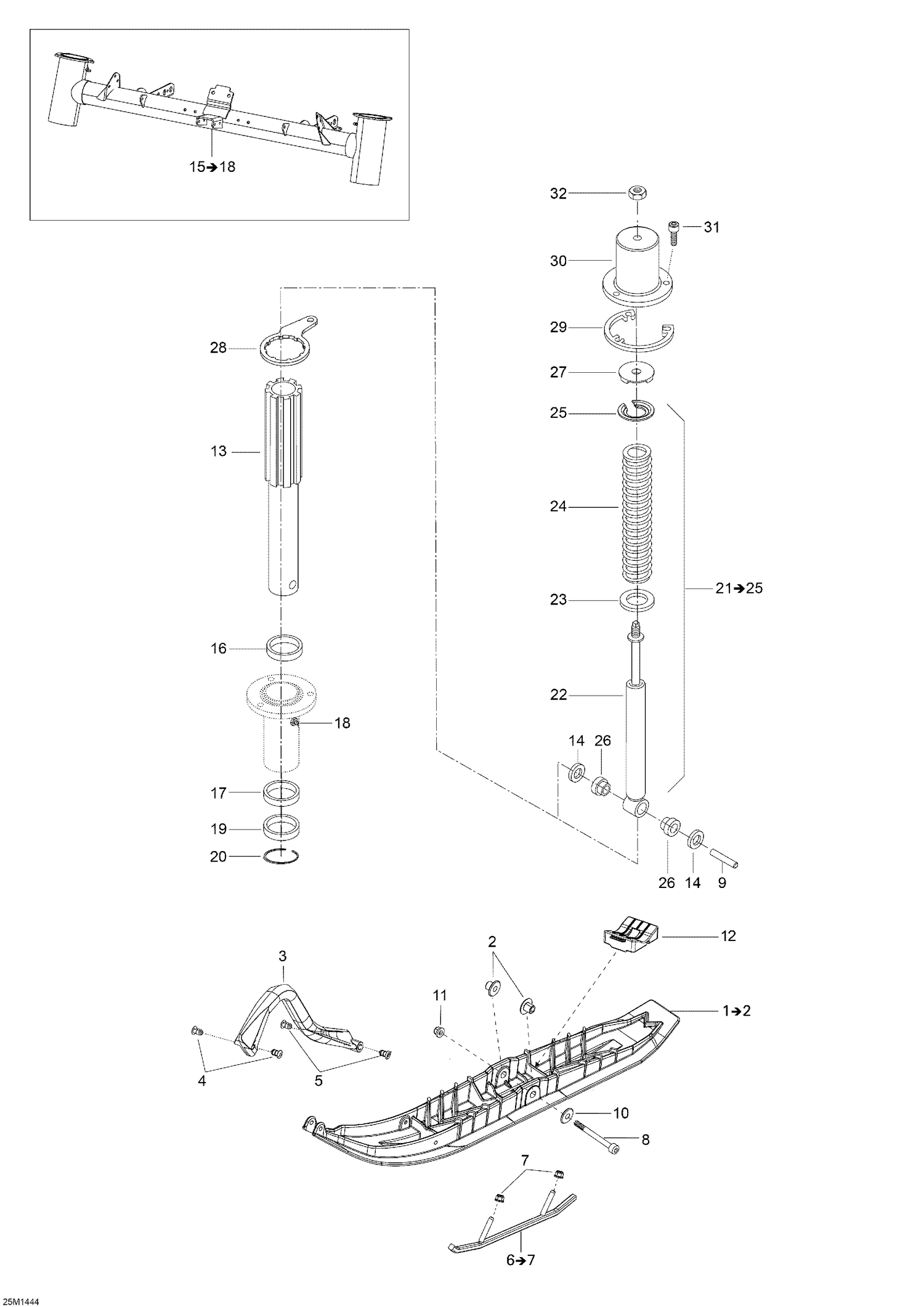07- Front Suspension And Ski