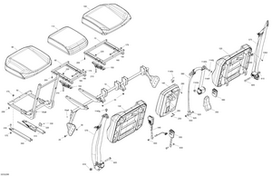 07- Body - Seat - Front Section Schematic