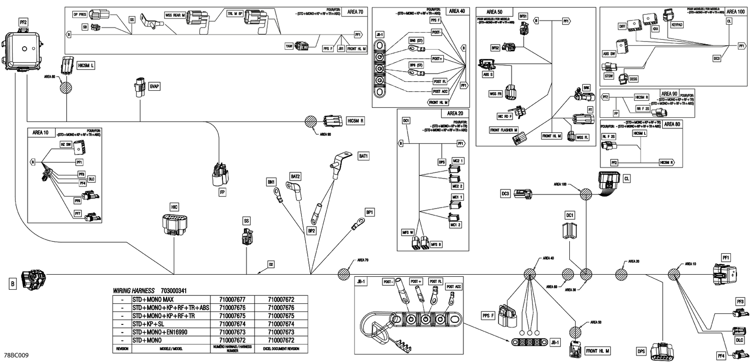 08- Electric - Main Harness - 710007676