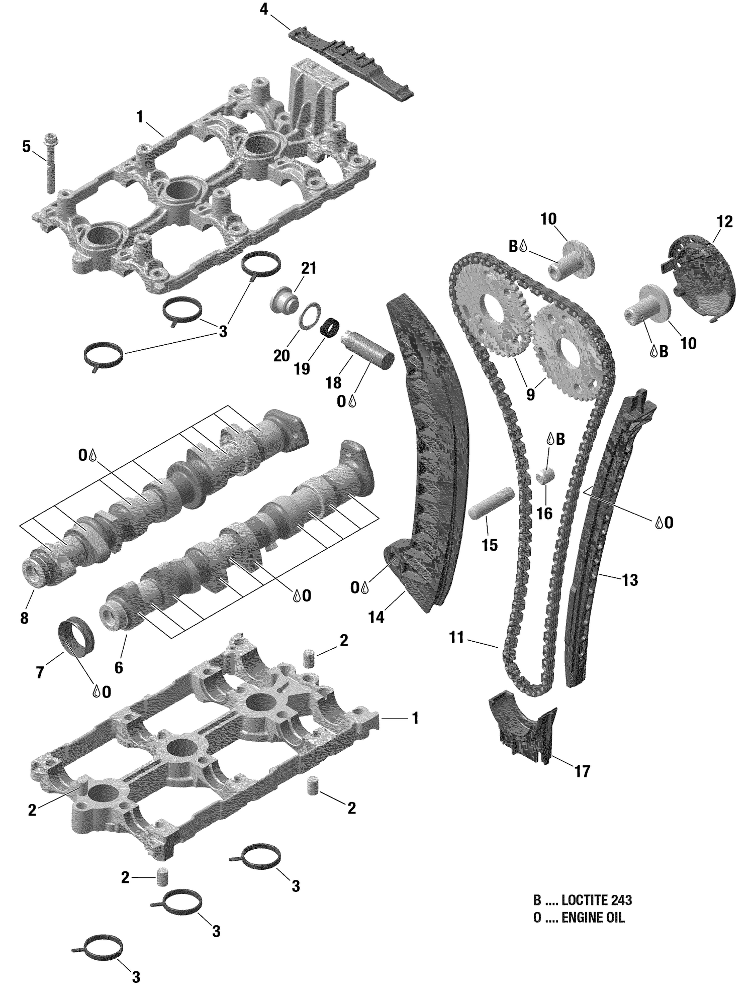 01- Engine - Valve Train - 900 ACE