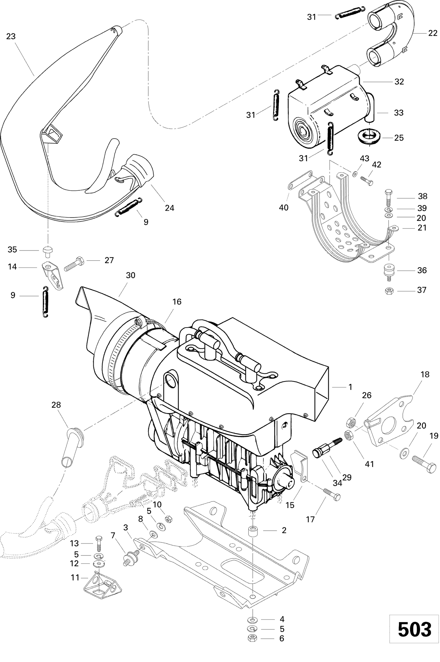 01- Engine And Engine Support 503