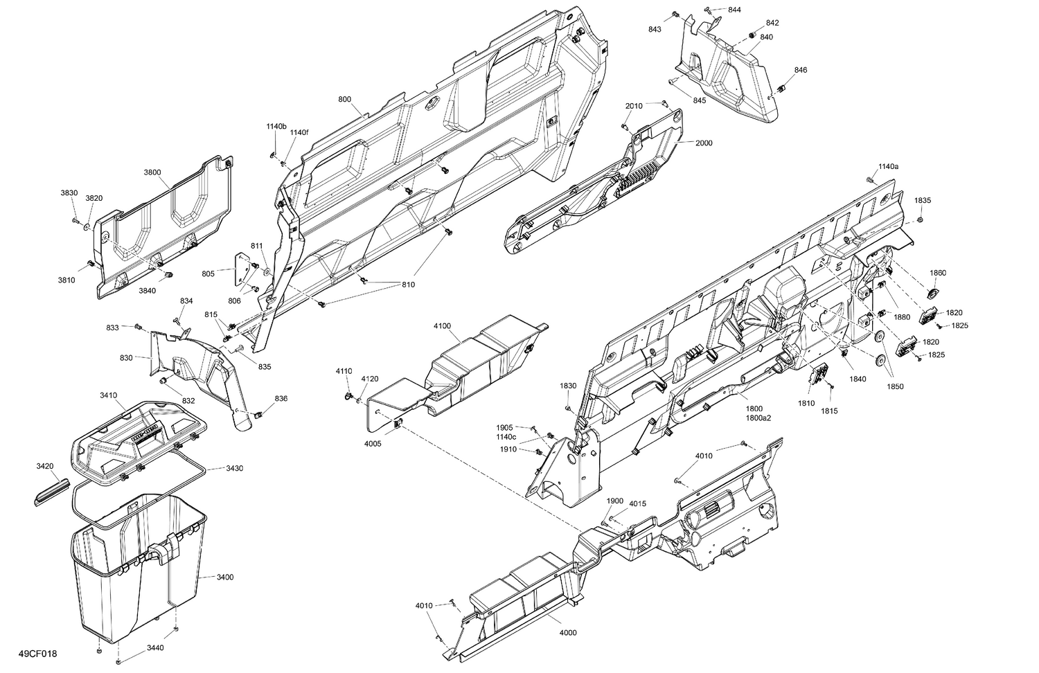 07- Cab Interior - Back Wall