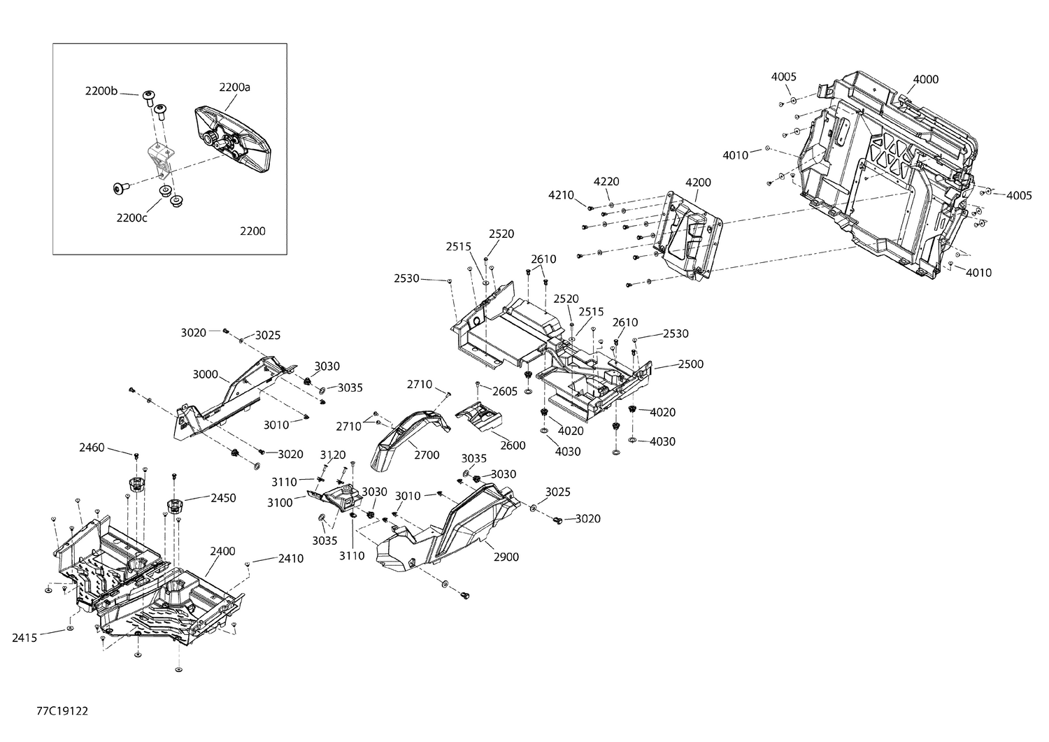 09- Cab Interior Maverick Sport - North America - Rear Section