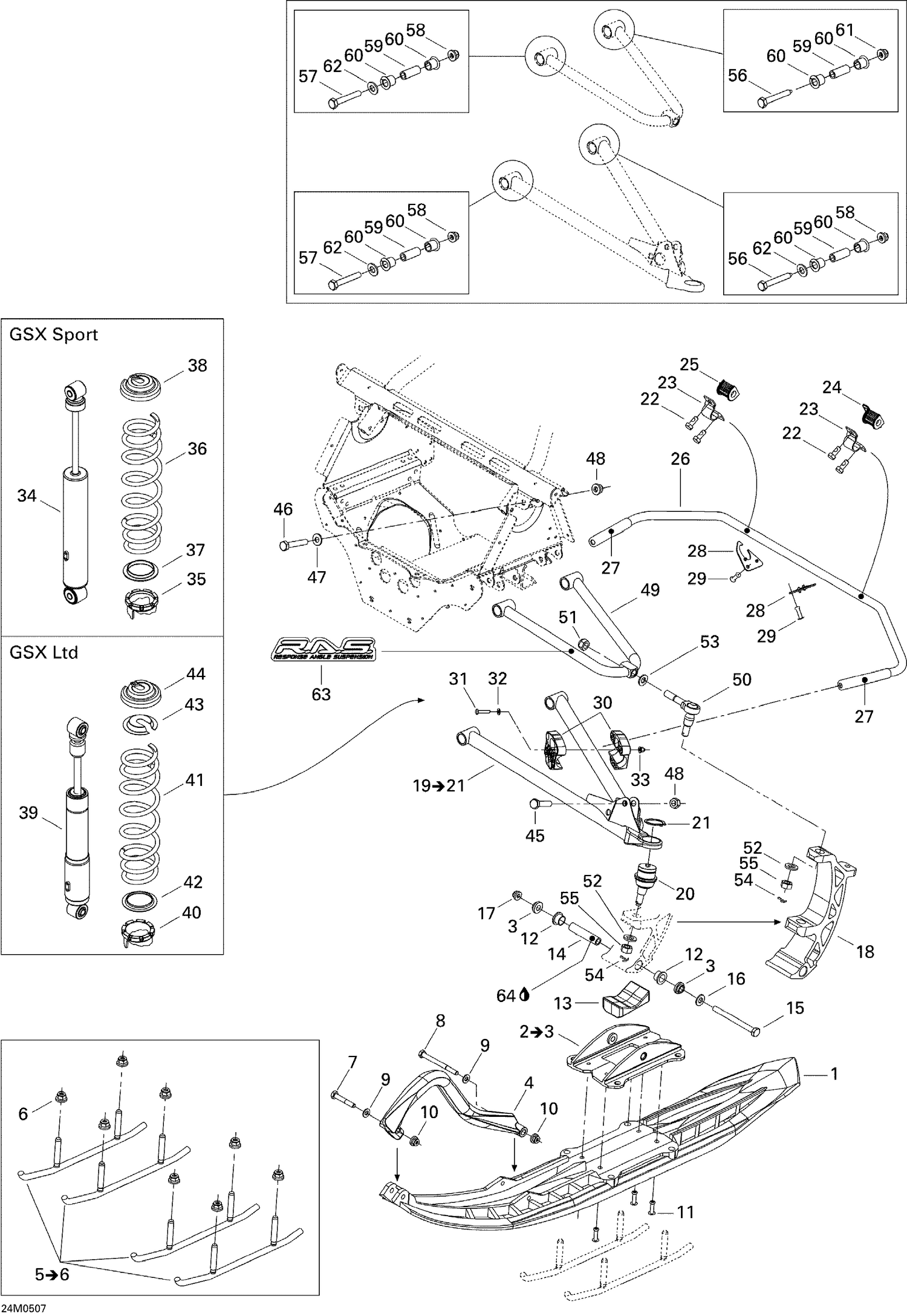 07- Front Suspension And Ski