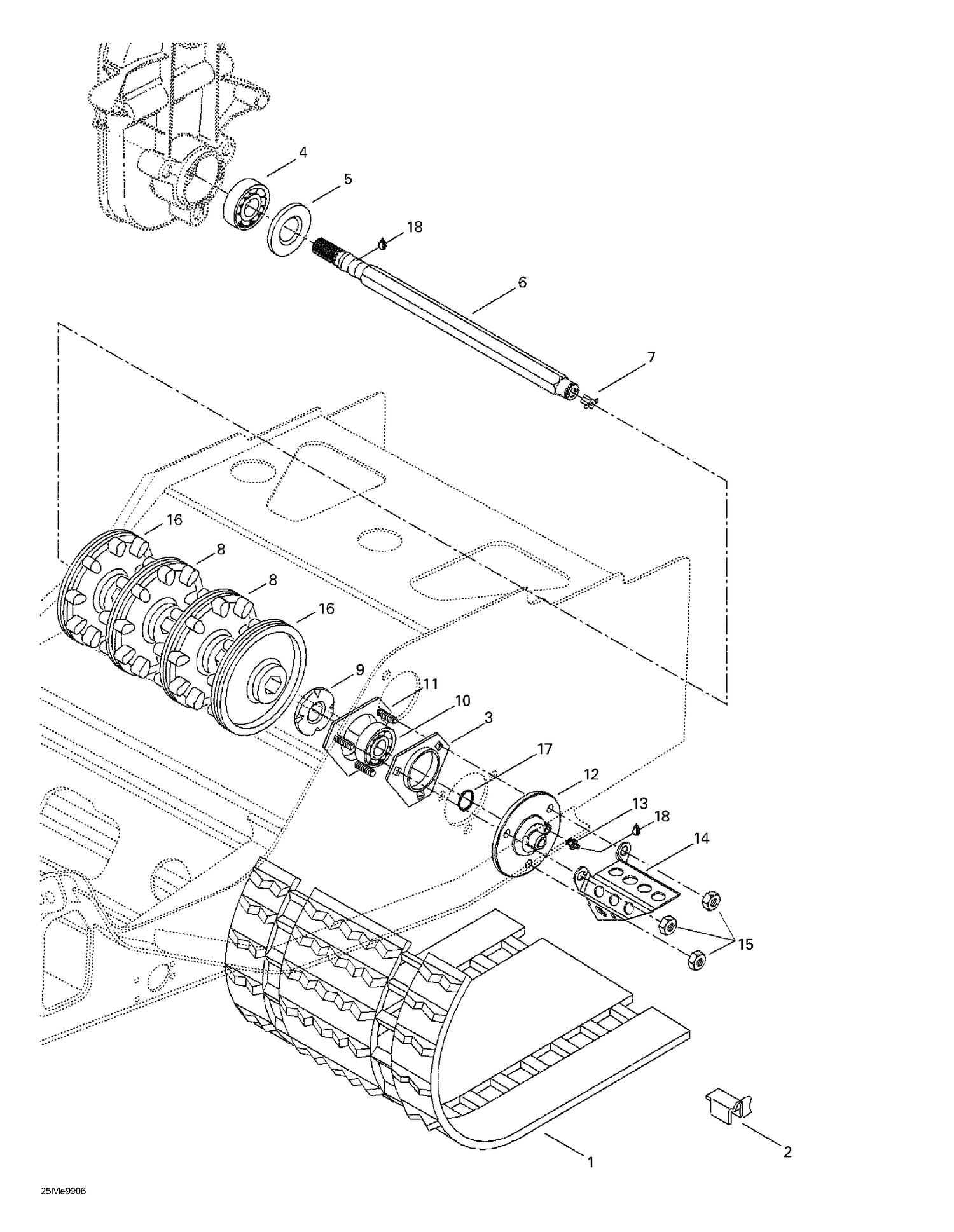 05- Drive Axle And Track