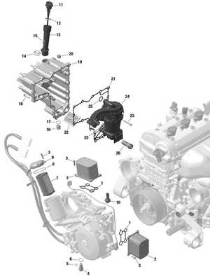 01- Rotax - Engine Lubrication Schematic