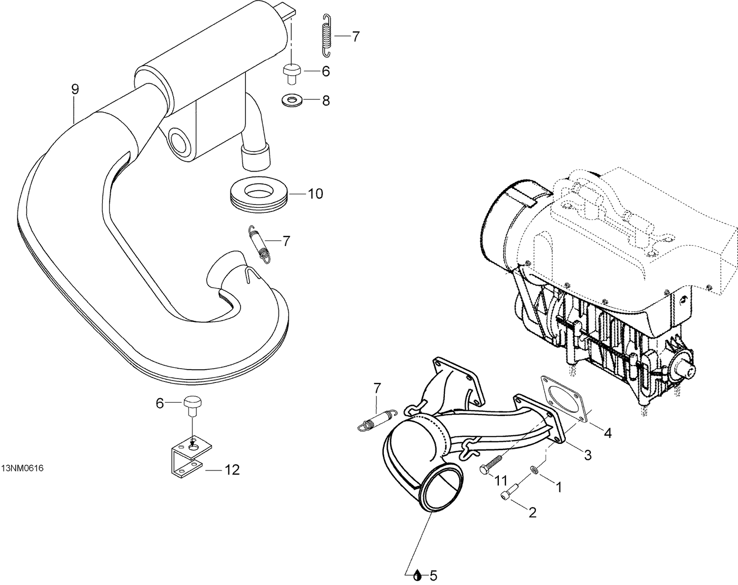 01- Exhaust System 550