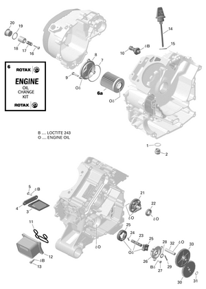 01- Rotax - Engine Lubrication - V2 Schematic