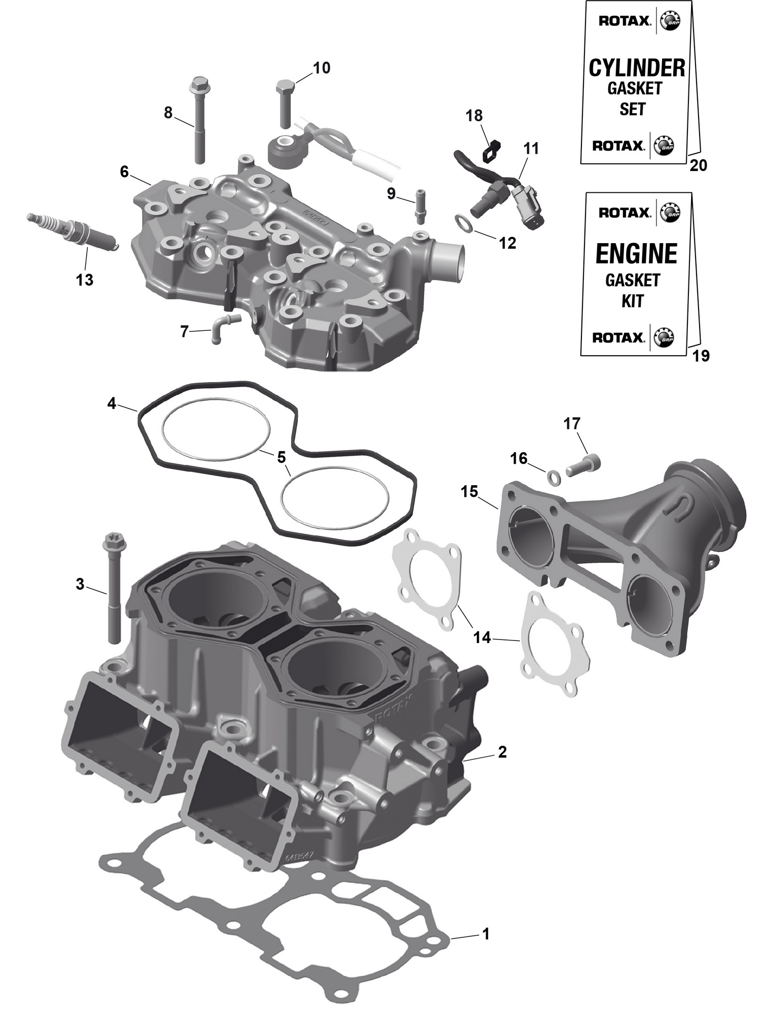 01- ROTAX - Cylinder
