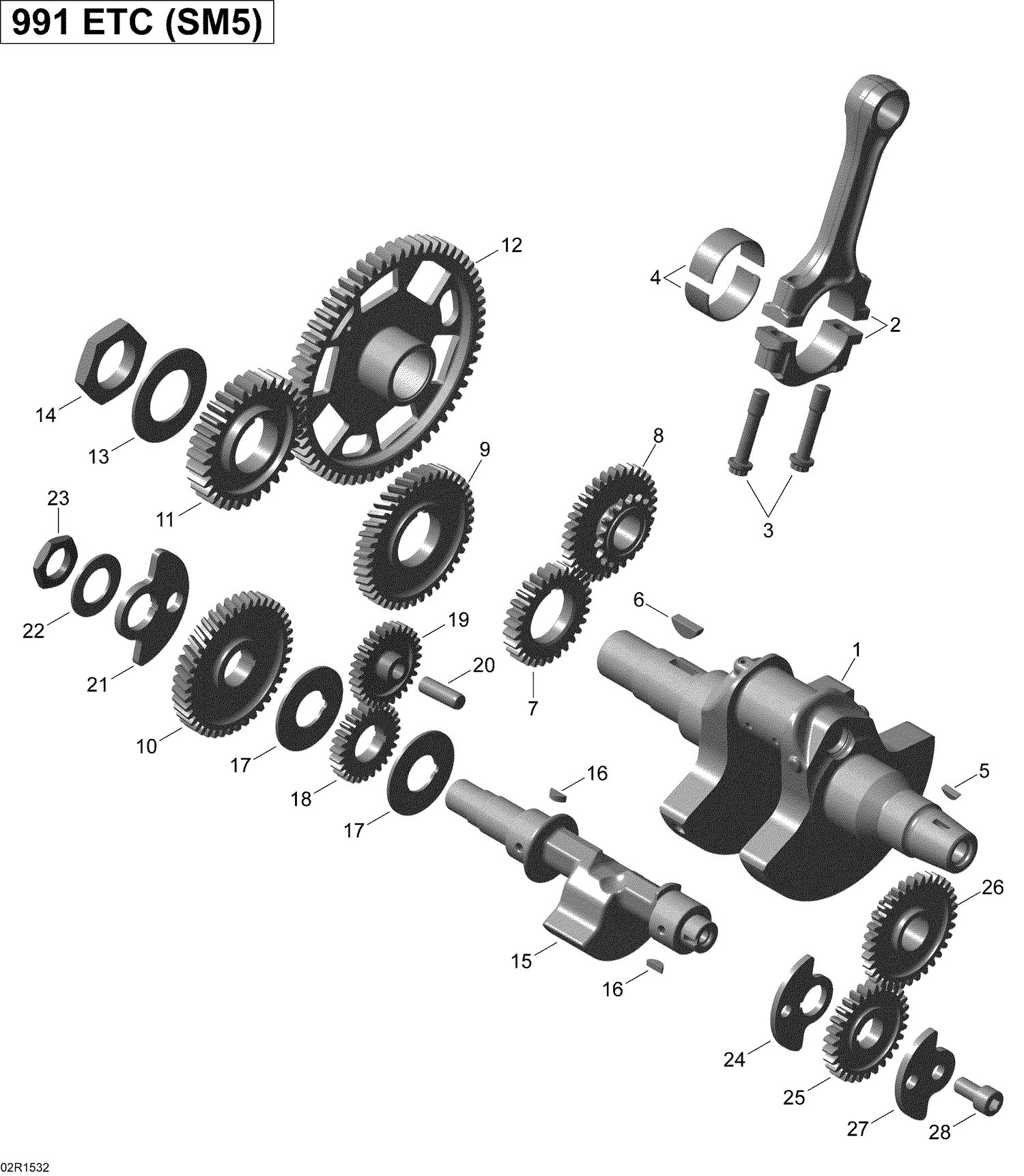 01- Crankshaft _02R1532