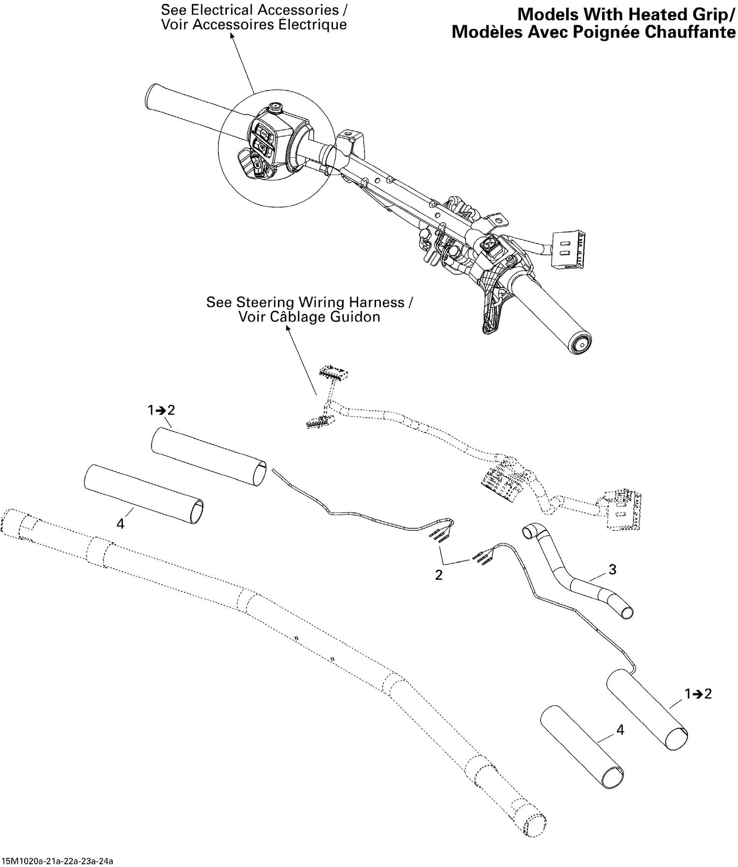 10- Steering Wiring Harness Heated Grip