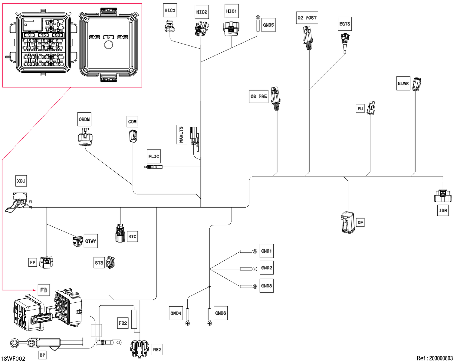 08- ELECTRIC - Main Harness - 278004500