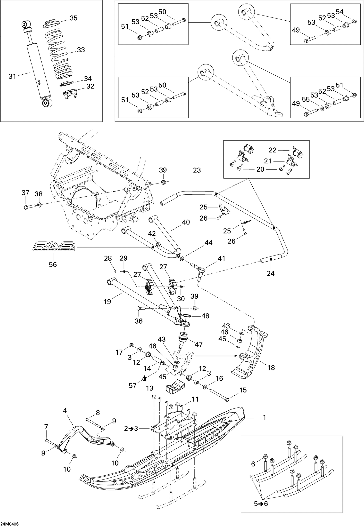 07- Front Suspension And Ski