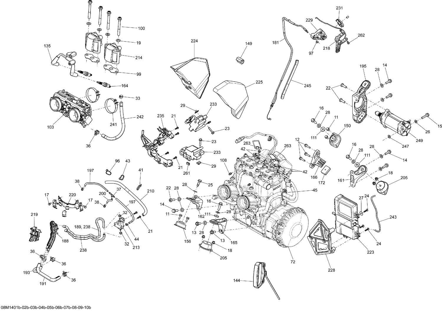 01- Engine And Engine Support 800RETEC