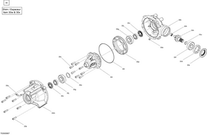 04- Drive - Front Section - Differential Parts - 703500907 - Std Schematic